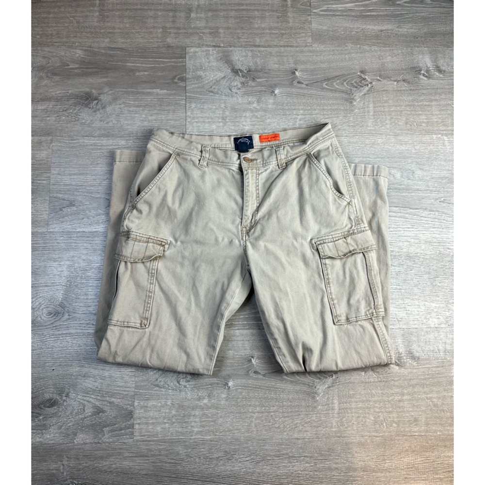 Men's Vintage St. John's Bay Cargo Pants Size 34x32 Beige
